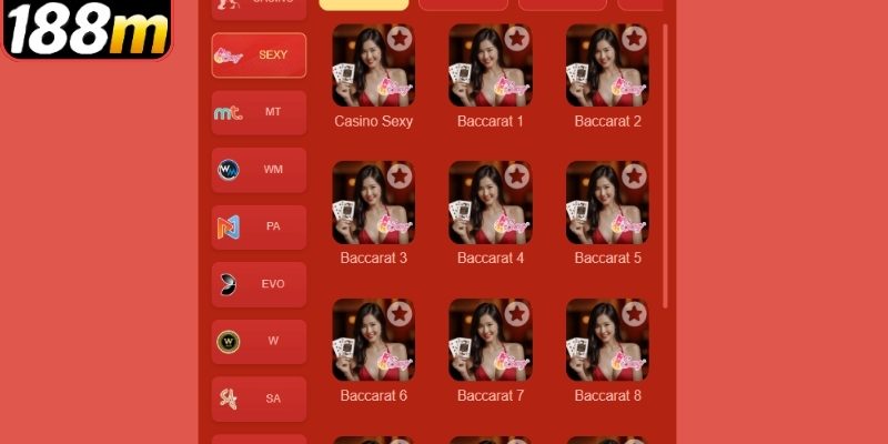 Sảnh cược Casino 188m có những trò chơi nào đặc sắc? Sảnh cược Casino 188m có những trò chơi nào đặc sắc?