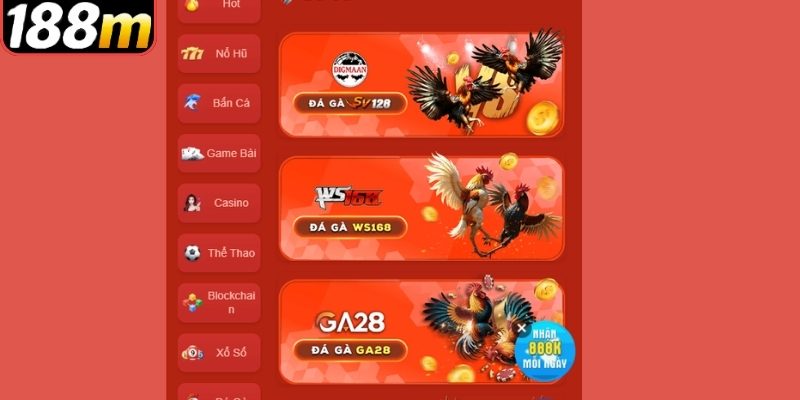 Khám phá về hình thức đá gà 188m 