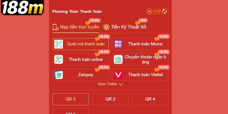 Cần đáp ứng những quy định nào khi nạp tiền 188m? 