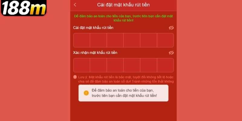 Nắm bắt kỹ các yêu cầu khi rút tiền 188m 